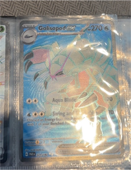 2018 Pokemon Sun & Moon Celestial Storm #221 Golisopod GX — front