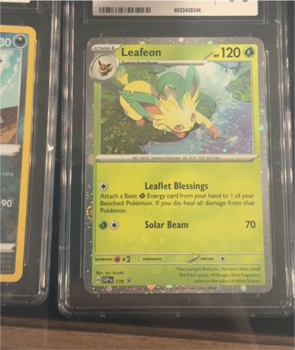 2025 Pokémon SVP #170 Leafeon — front