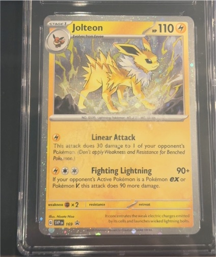 2023 Pokémon TCG Scarlet & Violet Promo #169 Jolteon — front
