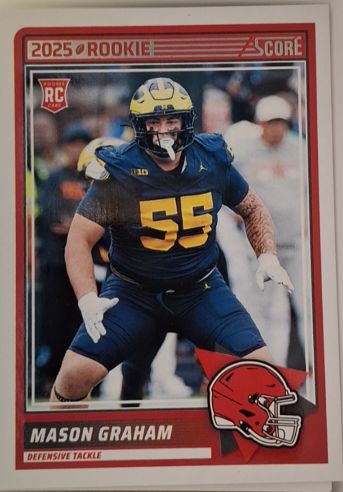 2025 Panini Score #22 Mason Graham — front