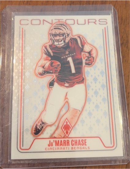 2024 Panini Phoenix #CON-JCE Ja'Marr Chase Contours — front