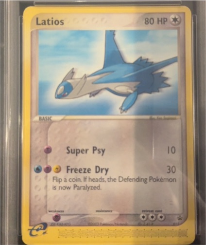 2003 Pokémon Black Star Promo #015 Latios — front