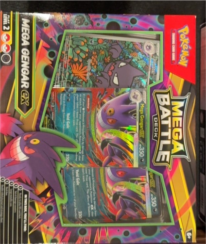 2025 Pokémon TCG Mega Battle Deck Mega Gengar ex — front