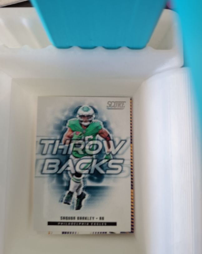 2025 Panini Score #1 Saquon Barkley Throwbacks — front