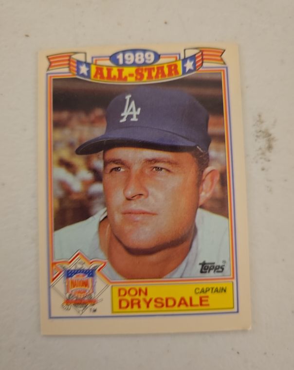 1990 Topps All-Star Baseball #11 Don Drysdale — front