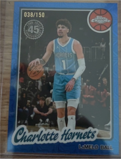 2025-26 Topps Basketball Chrome 45th Anniversary #TC-LB LaMelo Ball — front
