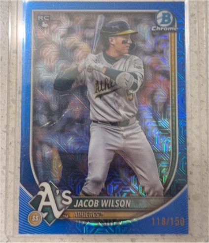 2025 Bowman Chrome #118 Jacob Wilson — front