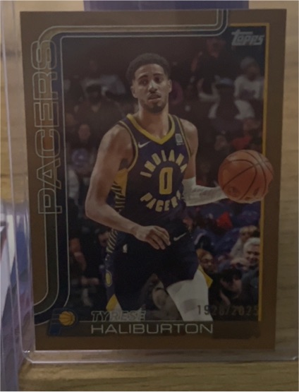 2025-26 Topps Basketball #47 Tyrese Haliburton — front