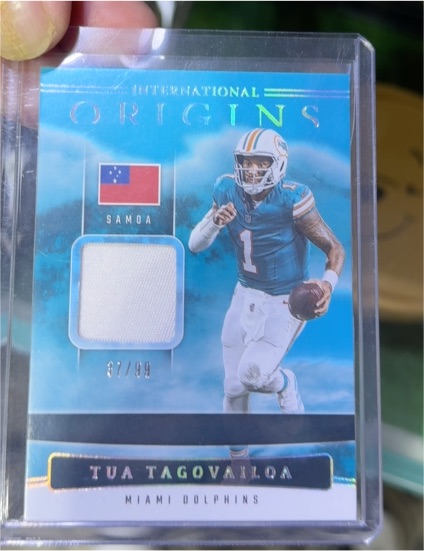 2025 Panini Origins International Origins #IO-TTA Tua Tagovailoa — front