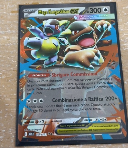 2013 Pokémon ME01: Mega Evolution #104 Mega Kangaskhan EX — front