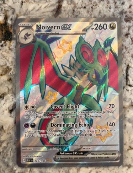 2024 Pokémon Paldean Fates #220 Noivern ex — front