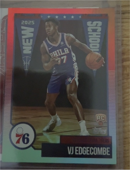 2025-26 Topps New School #NS-3 VJ Edgecombe — front