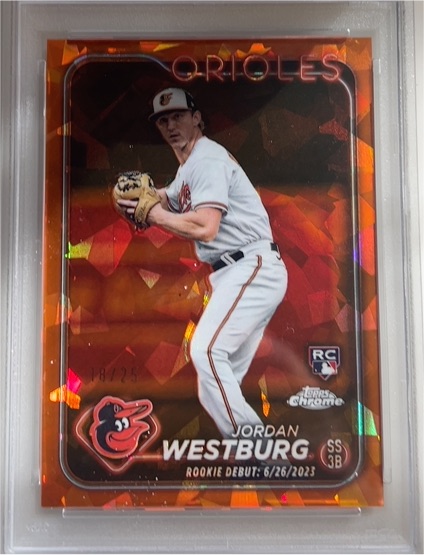 2024 Topps Chrome Update #USC117 Jordan Westburg — front