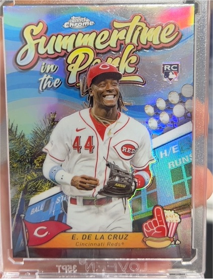 2024 Topps Chrome #SITP-4 Elly De La Cruz Summertime in the Park — front