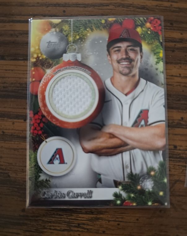 2025 Topps Holiday #PR-CC Corbin Carroll — front