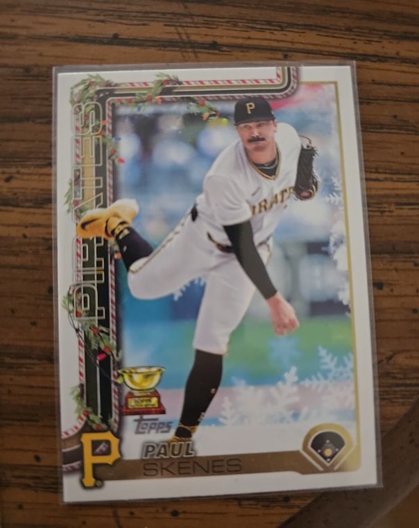 2025 Topps Holiday #H70 Paul Skenes — front