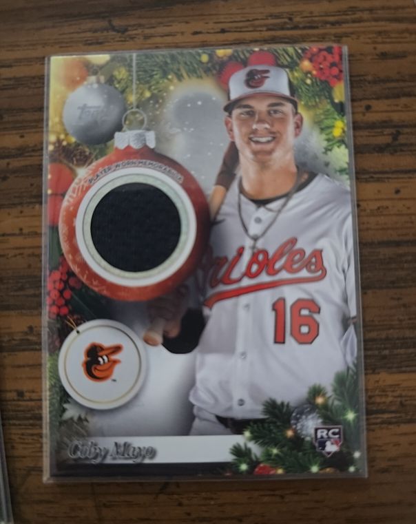 2025 Topps Holiday #PR-CM Coby Mayo — front