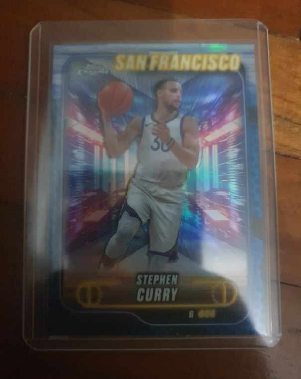 2024-25 Topps Chrome #187 Stephen Curry — front