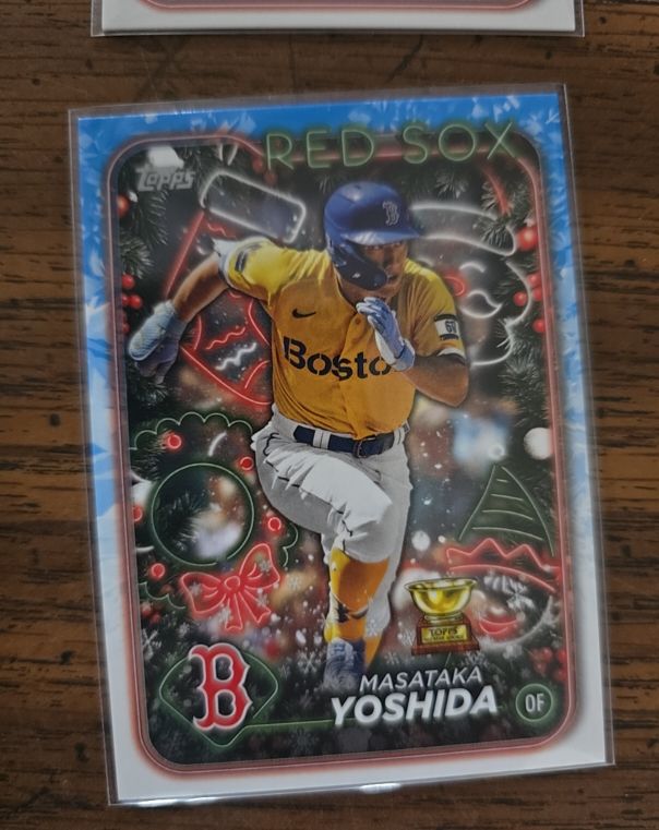 2024 Topps Holiday #H5 Masataka Yoshida — front