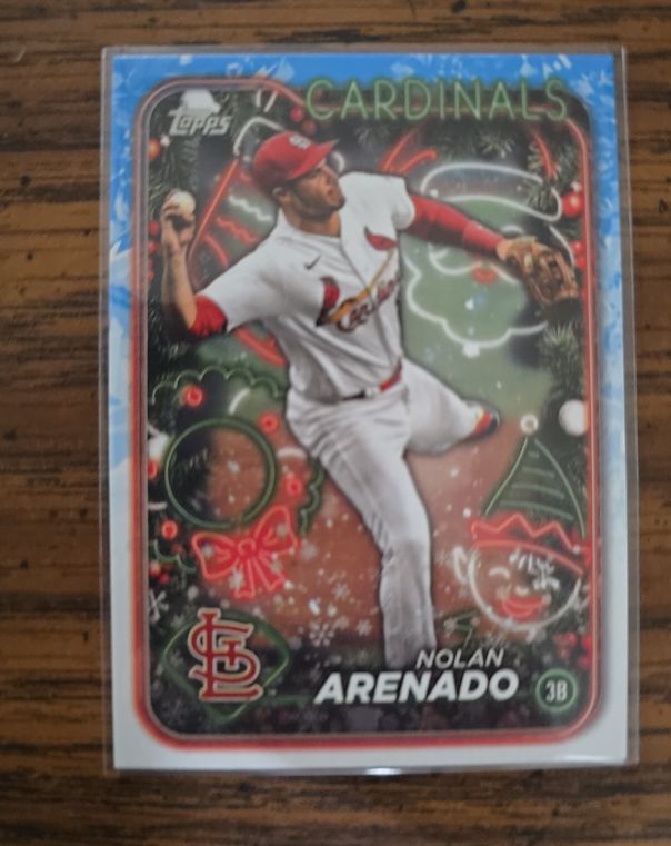 2024 Topps Holiday #H139 Nolan Arenado — front