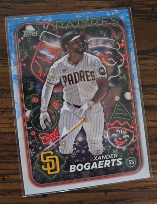 2024 Topps Holiday #H80 Xander Bogaerts — front