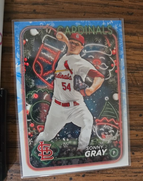 2024 Topps Holiday #H74 Sonny Gray — front