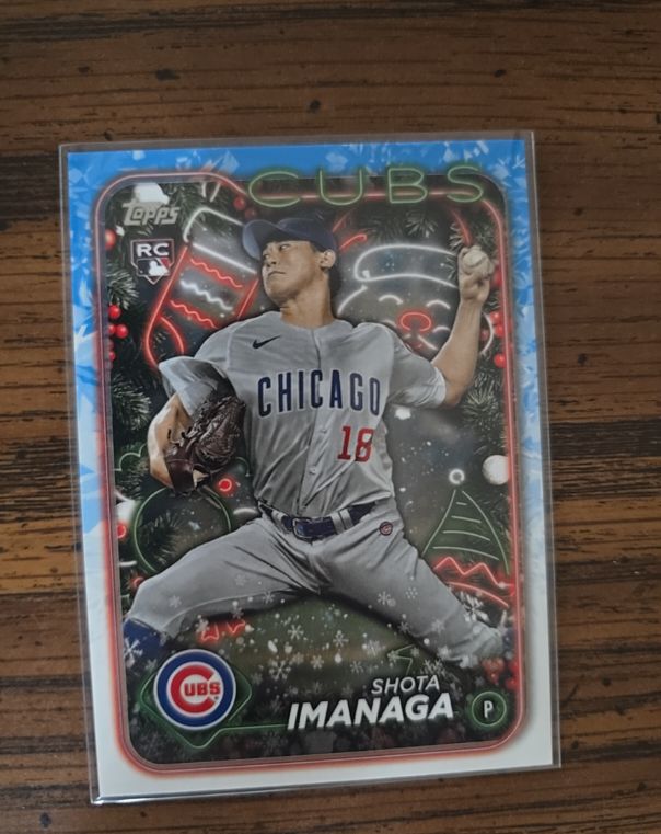 2024 Topps Holiday #H84 Shota Imanaga — front