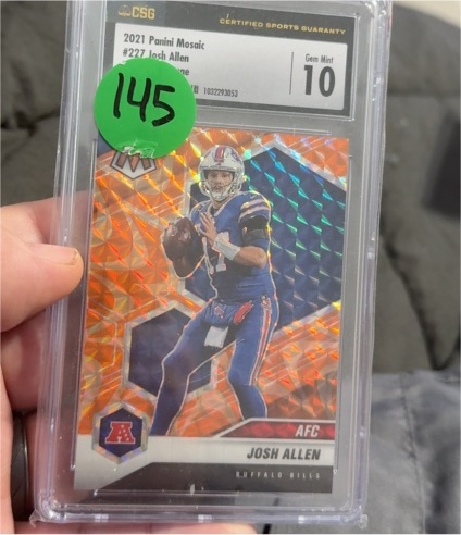 2021 Panini Mosaic #227 Josh Allen — front