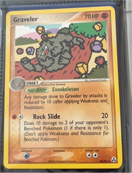 2006 Pokemon EX Legend Maker #34 Graveler — front