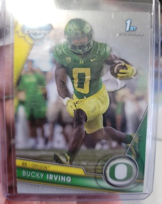 2023 Bowman University Chrome #153 Bucky Irving — front