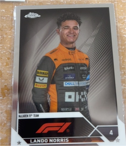 2023 Topps Chrome Formula 1 #4 Lando Norris — front