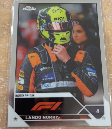 2023 Topps Chrome Formula 1 #26 Lando Norris — front