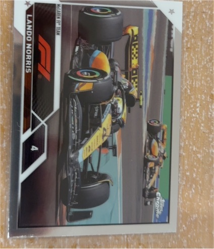 2023 Topps Chrome Formula 1 #4 Lando Norris — front