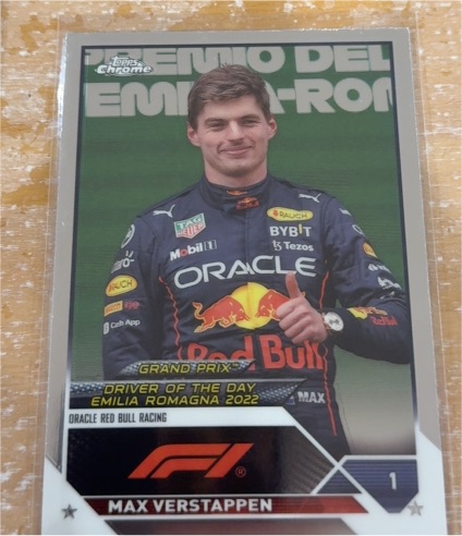 2023 Topps Chrome Formula 1 #169 Max Verstappen — front