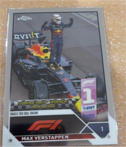 2023 Topps Chrome Formula 1 #161 Max Verstappen — front