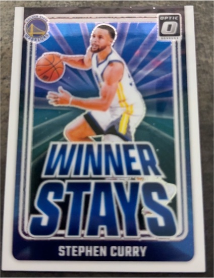 2024-25 Donruss Optic #3 Stephen Curry Winner Stays — front