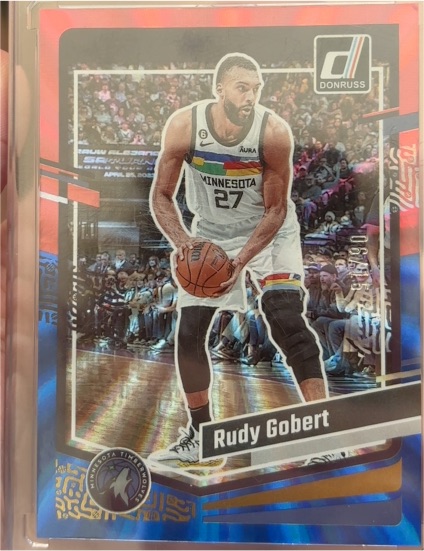 2023-24 Donruss #16 Rudy Gobert — front