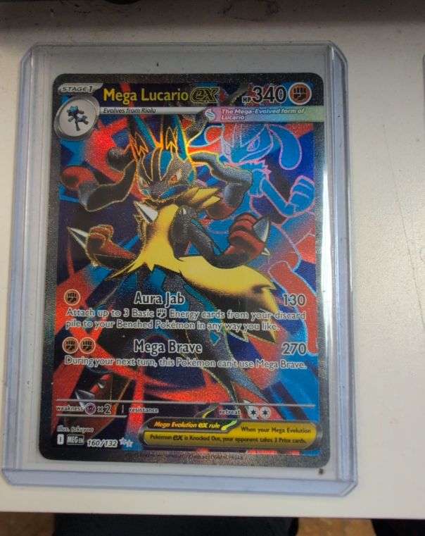 2025 Pokémon TCG Mega Lucario EX #160/132 — front