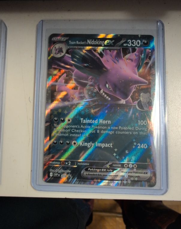 2022 Pokémon Scarlet & Violet Destined Rivals #119 Team Rocket's Nidoking ex — front