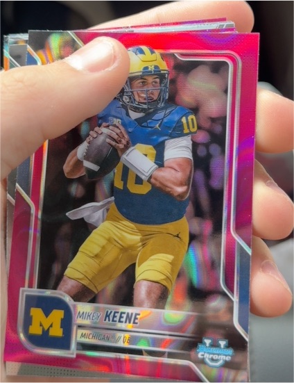 2025 Bowman Chrome University #184 Mikey Keene — front