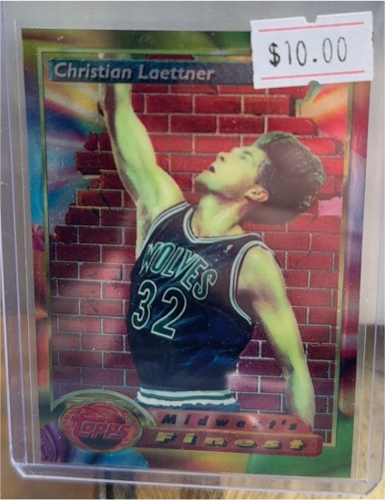 1993-94 Topps Finest #111 Christian Laettner Midwest Finest — front
