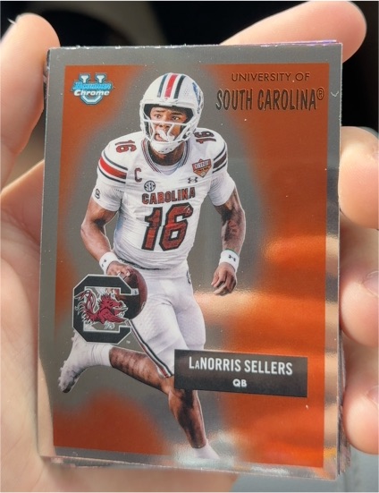 2025 Bowman Chrome University #55AV-3 LaNorris Sellers — front