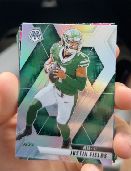 2021 Panini Mosaic #1 Justin Fields — front