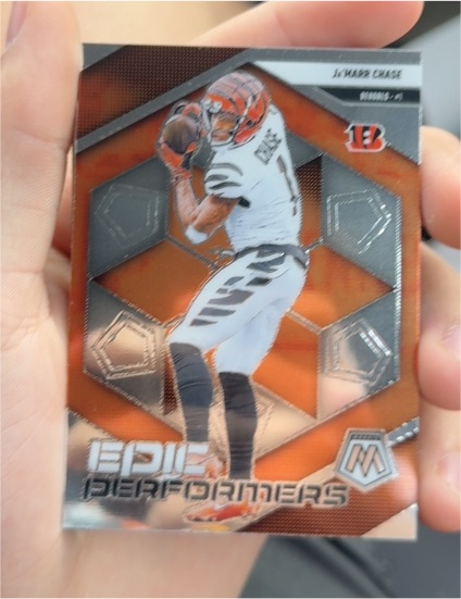 2025 Panini Mosaic Epic Performers #1 Ja'Marr Chase — front