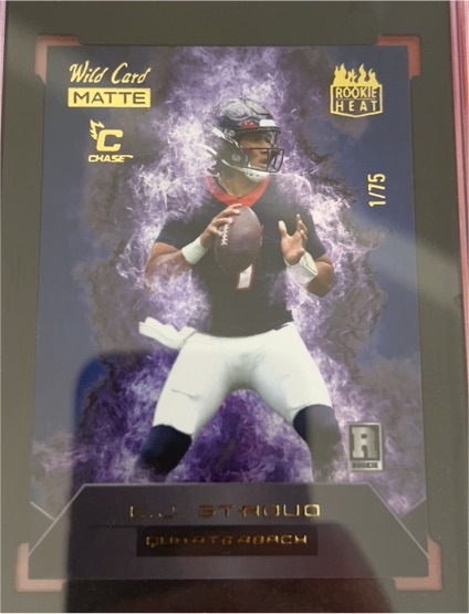 2023 Wild Card Matte #RH-CS C.J. Stroud Rookie Heat — front