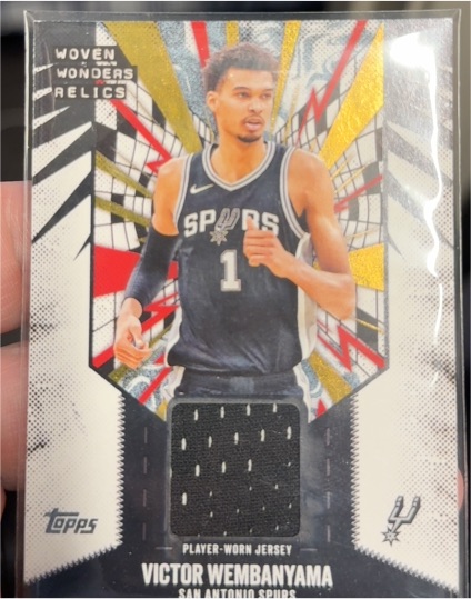 2025-26 Topps #WW-VW Victor Wembanyama Woven Wonders Relics — front
