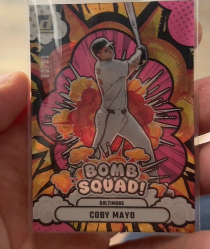 2025 Panini Donruss #19 Bomb Squad Coby Mayo — front