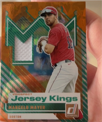 2025 Donruss Prospect Jersey Kings Marcelo Mayer — front