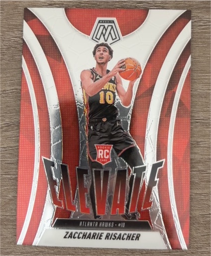 2024-25 Panini Mosaic #8 Zaccharie Risacher Elevate — front
