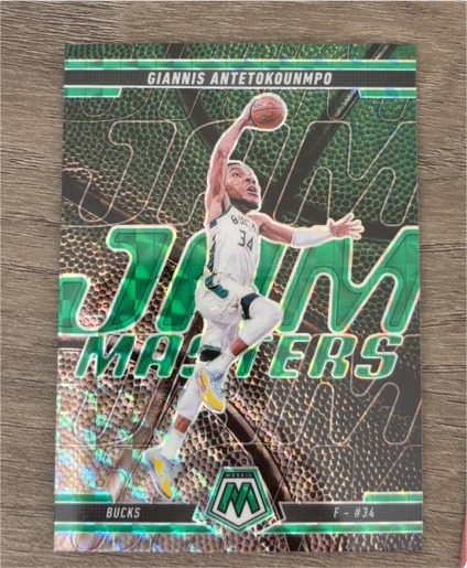 2024-25 Panini Mosaic #14 Giannis Antetokounmpo Jam Masters — front